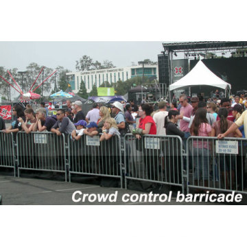 Crowd Control Interlocking Stahl Barrikade